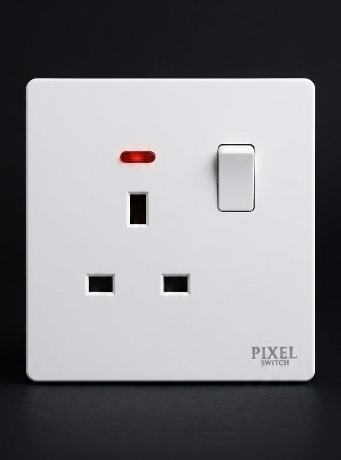 Pixel Smart White Switch & Socket Set – Sleek Modern Design