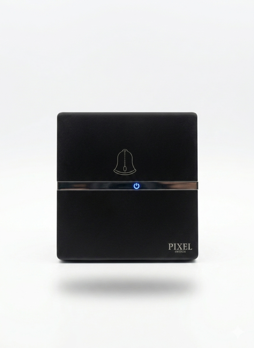 Pixel Noir Series – Premium Matte Black Switch & Socket Collection