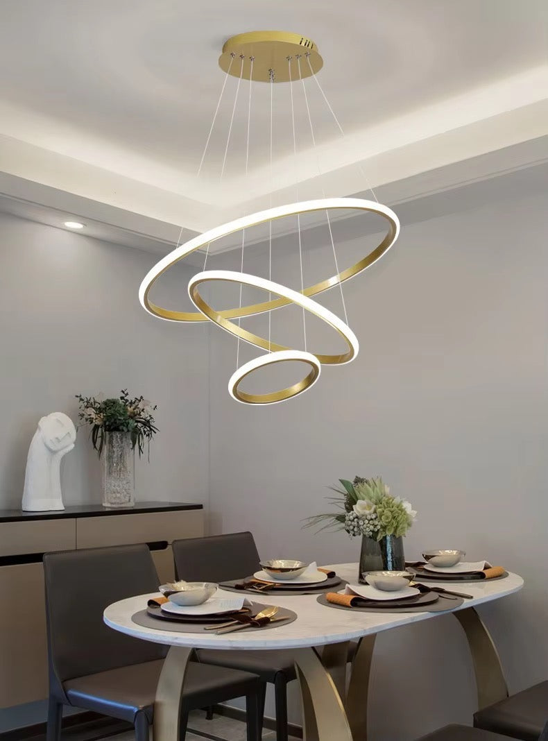 Triple Ring Chandelier