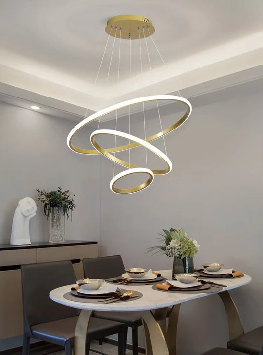 Triple Ring Chandelier