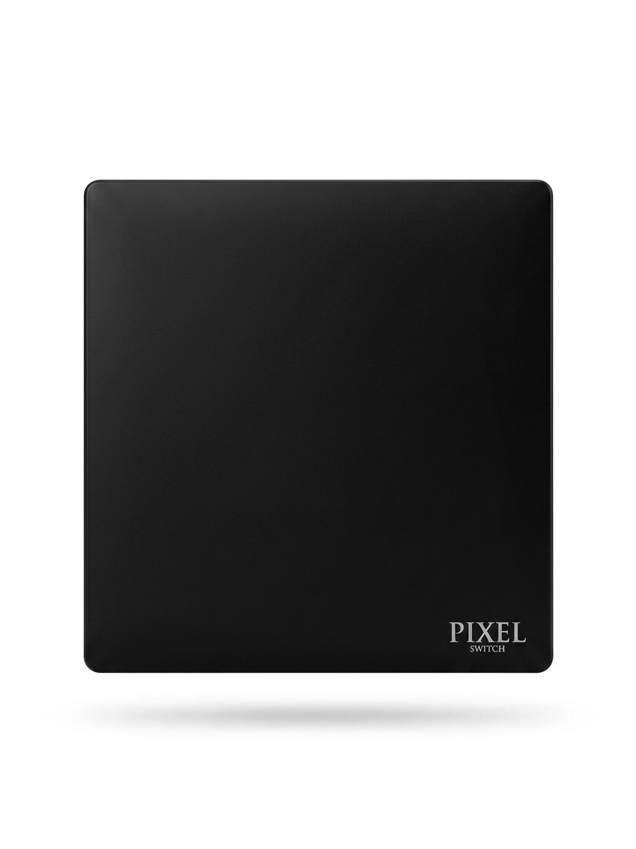 Pixel Noir Series – Premium Matte Black Switch & Socket Collection